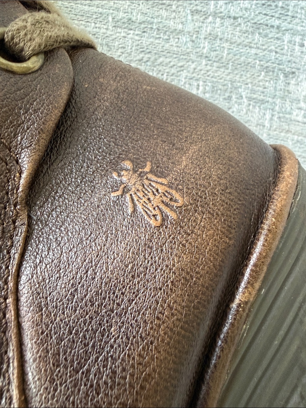 Fly London Yada Brown Leather Tie Back Wedge Calf Boots Women's EU 39 US 8/8.5 - Picture 4 of 11